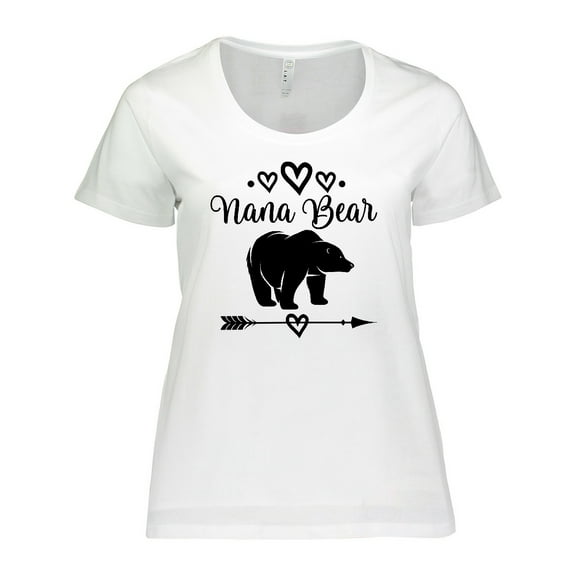 Inktastic Nana Bear Grandma Women's Plus Size T-Shirt