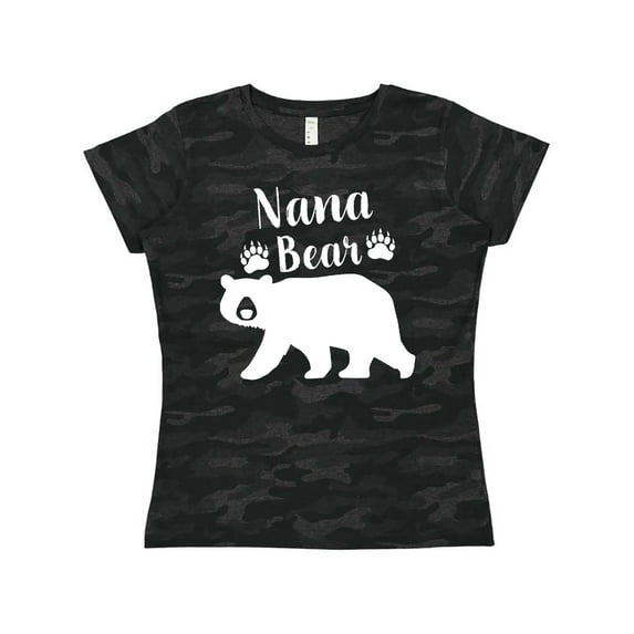 Inktastic Nana Bear in White Women's T-Shirt