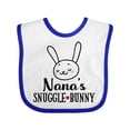 thumbnail image 1 of Inktastic Nana Bunny Grandchild Boys or Girls Baby Bib, 1 of 4