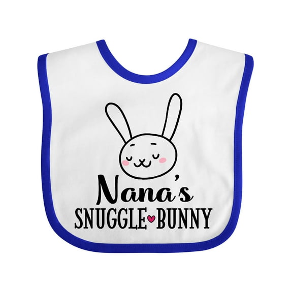 Inktastic Nana Bunny Grandchild Boys or Girls Baby Bib
