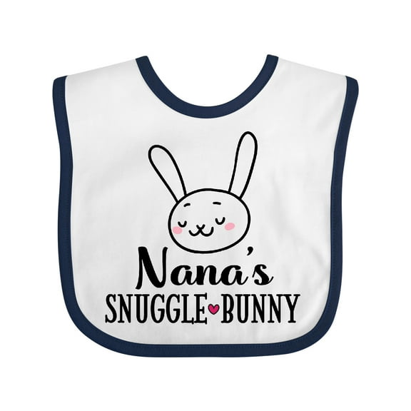 Inktastic Nana Bunny Grandchild Boys or Girls Baby Bib