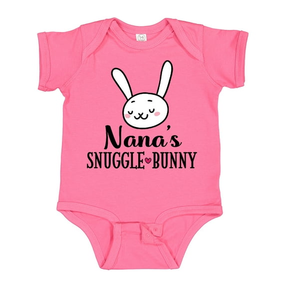 Inktastic Nana Bunny Grandchild Boys or Girls Baby Bodysuit
