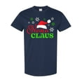 thumbnail image 1 of Inktastic Nana Claus with Christmas Santa Hat and Snowflakes T-Shirt, 1 of 5