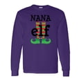 thumbnail image 1 of Inktastic Nana Elf Christmas Long Sleeve T-Shirt, 1 of 5