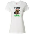 thumbnail image 1 of Inktastic Nana Elf Christmas Women's T-Shirt, 1 of 5