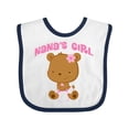 thumbnail image 1 of Inktastic Nana Girl Baby Bear Girls Baby Bib, 1 of 4