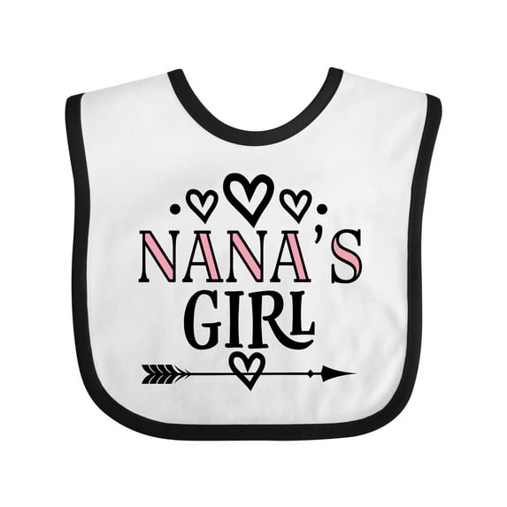 Inktastic Nana Girl Granddaughter Girls Baby Bib