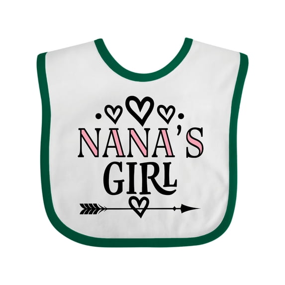 Inktastic Nana Girl Granddaughter Girls Baby Bib