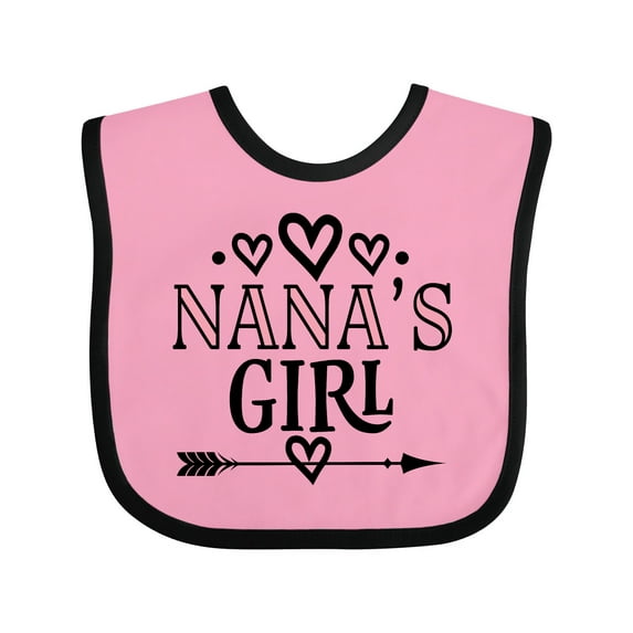 Inktastic Nana Girl Granddaughter Girls Baby Bib
