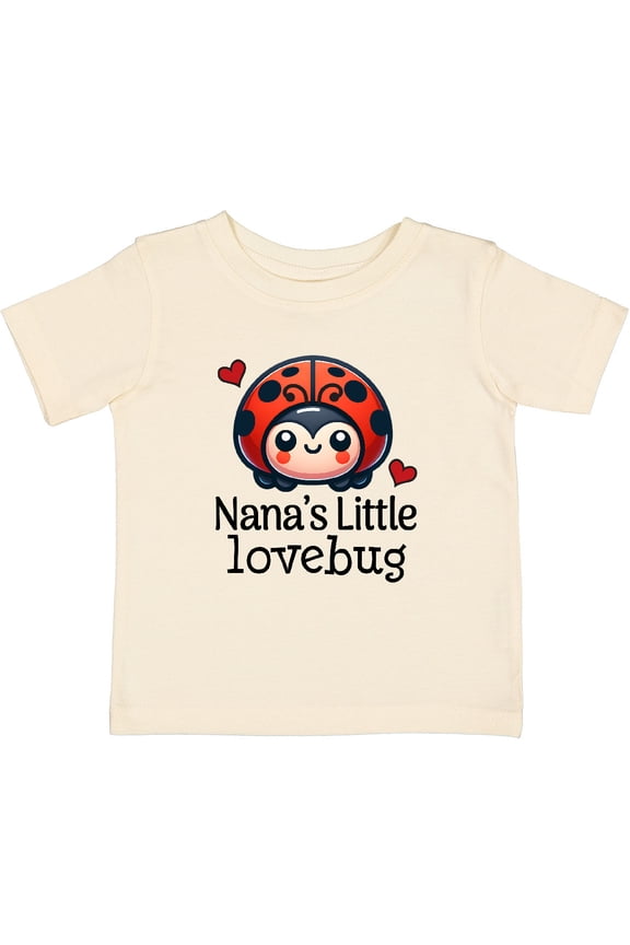 Nana Little Lovebug Grandkids Ladybug Boys or Girls Baby T-Shirt