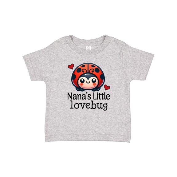 Inktastic Nana Little Lovebug Grandkids Ladybug Boys or Girls Baby T-Shirt