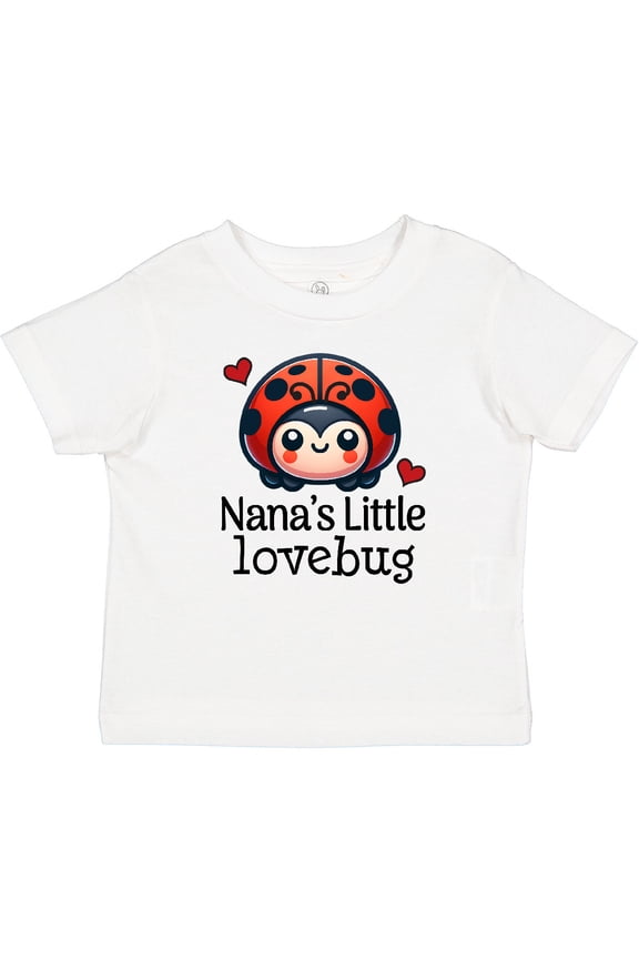 Nana Little Lovebug Grandkids Ladybug Boys or Girls Baby T-Shirt