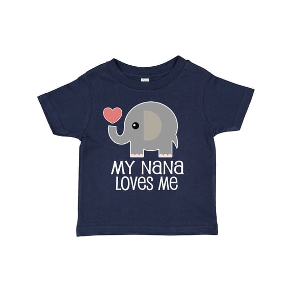 Inktastic Nana Loves Me Gift For Grandkids Boys or Girls Toddler T-Shirt