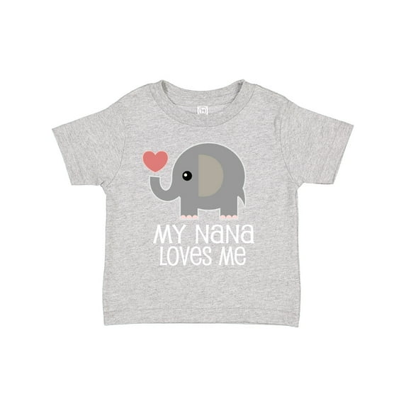 Inktastic Nana Loves Me Gift For Grandkids Boys or Girls Toddler T-Shirt