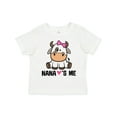 thumbnail image 1 of Inktastic Nana Loves Me Girl Cow Girls Toddler T-Shirt, 1 of 5