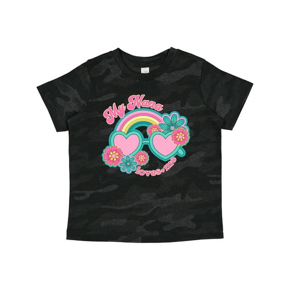 Inktastic Nana Loves Me Girls Granddaughter Girls Toddler T-Shirt