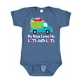 thumbnail image 1 of Inktastic Nana Loves Me Grandson Boys Boys Baby Bodysuit, 1 of 5