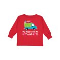 thumbnail image 1 of Inktastic Nana Loves Me Grandson Boys Boys Long Sleeve Toddler T-Shirt, 1 of 5