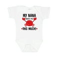 thumbnail image 1 of Inktastic Nana Loves Me Grandson Boys or Girls Baby Bodysuit, 1 of 5