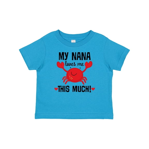 Inktastic Nana Loves Me Grandson Boys or Girls Baby T-Shirt