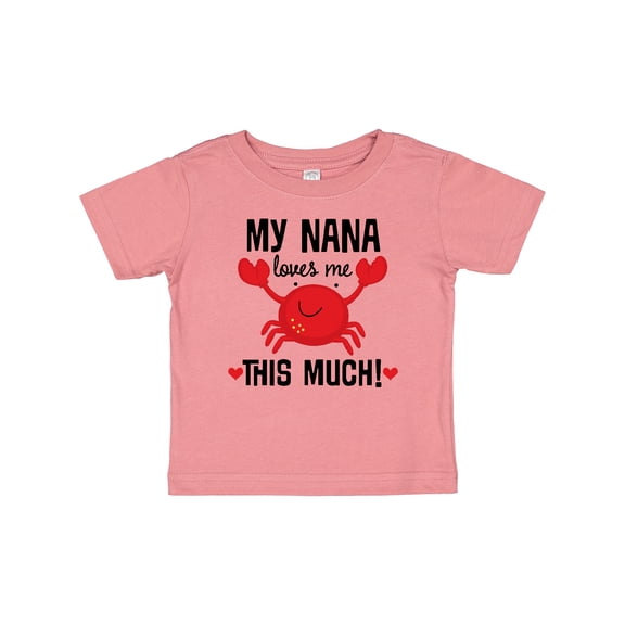 Inktastic Nana Loves Me Grandson Boys or Girls Baby T-Shirt