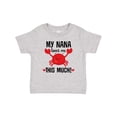 thumbnail image 1 of Inktastic Nana Loves Me Grandson Boys or Girls Baby T-Shirt, 1 of 5