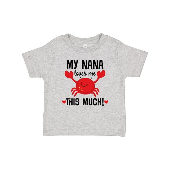 Inktastic Nana Loves Me Grandson Boys or Girls Baby T-Shirt