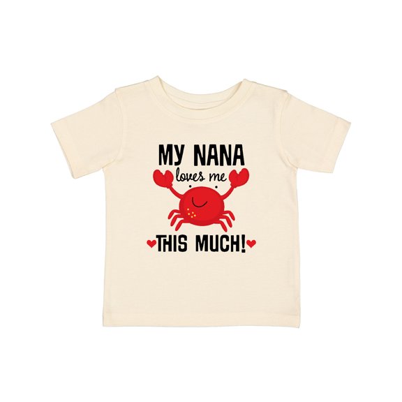 Inktastic Nana Loves Me Grandson Boys or Girls Baby T-Shirt