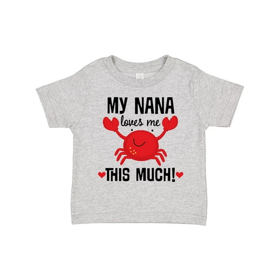 Inktastic Nana Loves Me Grandson Boys or Girls Toddler T-Shirt