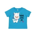 thumbnail image 1 of Inktastic Nana Loves Me Cute and Happy Llama Boys or Girls Toddler T-Shirt, 1 of 5