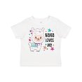 thumbnail image 1 of Inktastic Nana Loves Me Cute and Happy Llama Boys or Girls Toddler T-Shirt, 1 of 5
