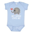 thumbnail image 1 of Inktastic Nana Loves Me for Grandkids Boys or Girls Baby Bodysuit, 1 of 5