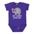 thumbnail image 1 of Inktastic Nana Loves Me for Grandkids Boys or Girls Baby Bodysuit, 1 of 5