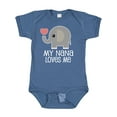 thumbnail image 1 of Inktastic Nana Loves Me for Grandkids Boys or Girls Baby Bodysuit, 1 of 5