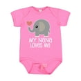 thumbnail image 1 of Inktastic Nana Loves Me for Grandkids Boys or Girls Baby Bodysuit, 1 of 5