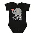 thumbnail image 1 of Inktastic Nana Loves Me for Grandkids Boys or Girls Baby Bodysuit, 1 of 5