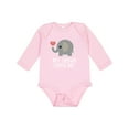 thumbnail image 1 of Inktastic Nana Loves Me for Grandkids Boys or Girls Long Sleeve Baby Bodysuit, 1 of 5