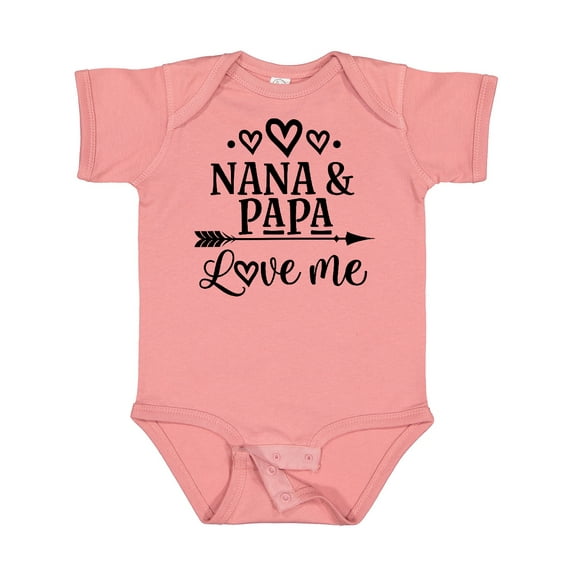Inktastic Nana Papa Love Me Grandchild Boys or Girls Baby Bodysuit