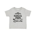 thumbnail image 1 of Inktastic Nana Papa Love Me Grandchild Boys or Girls Baby T-Shirt, 1 of 5