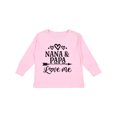 thumbnail image 1 of Inktastic Nana Papa Love Me Grandchild Boys or Girls Long Sleeve Toddler T-Shirt, 1 of 5