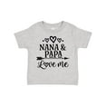 thumbnail image 1 of Inktastic Nana Papa Love Me Grandchild Boys or Girls Toddler T-Shirt, 1 of 5