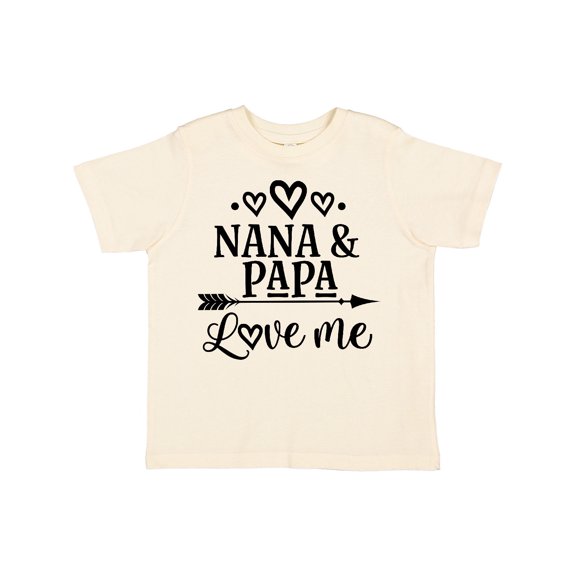 Inktastic Nana Papa Love Me Grandchild Boys or Girls Toddler T-Shirt