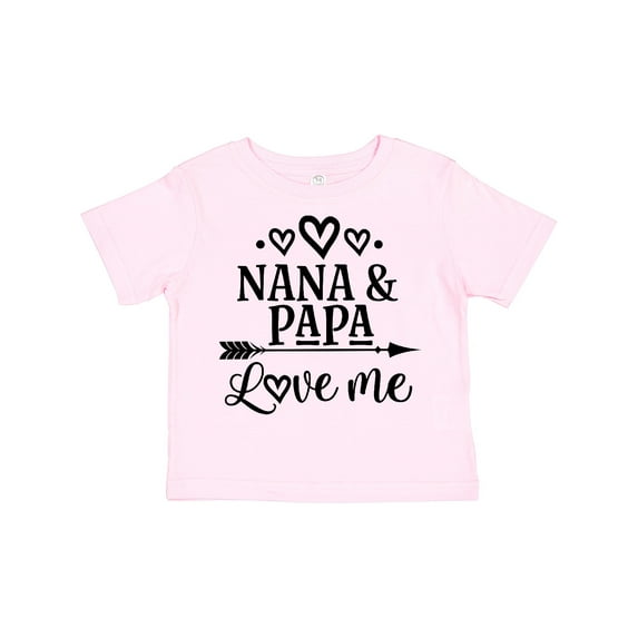 Inktastic Nana Papa Love Me Grandchild Boys or Girls Toddler T-Shirt