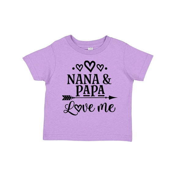 Inktastic Nana Papa Love Me Grandchild Boys or Girls Toddler T-Shirt