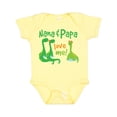 thumbnail image 1 of Inktastic Nana Papa Love Me Grandchild Dinosaur Boys Baby Bodysuit, 1 of 5