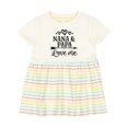 thumbnail image 1 of Inktastic Nana Papa Love Me Grandchild Girls Baby Dress, 1 of 5