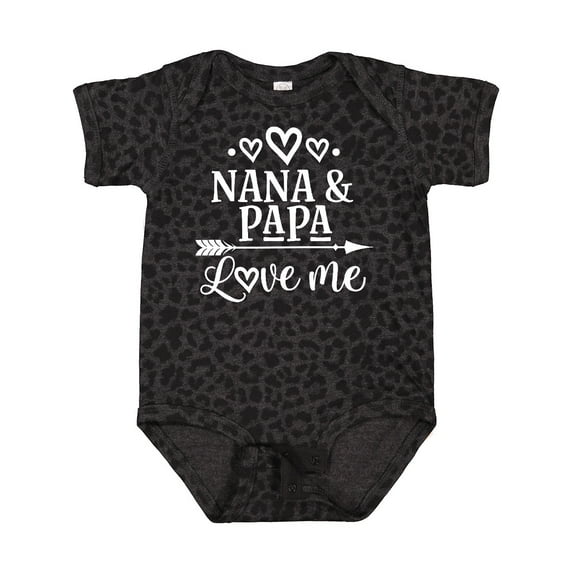 Inktastic Nana Papa Love Me Grandkids Boys or Girls Baby Bodysuit