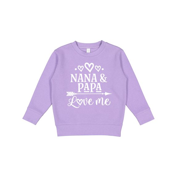 Inktastic Nana Papa Love Me Grandkids Toddler Sweatshirt