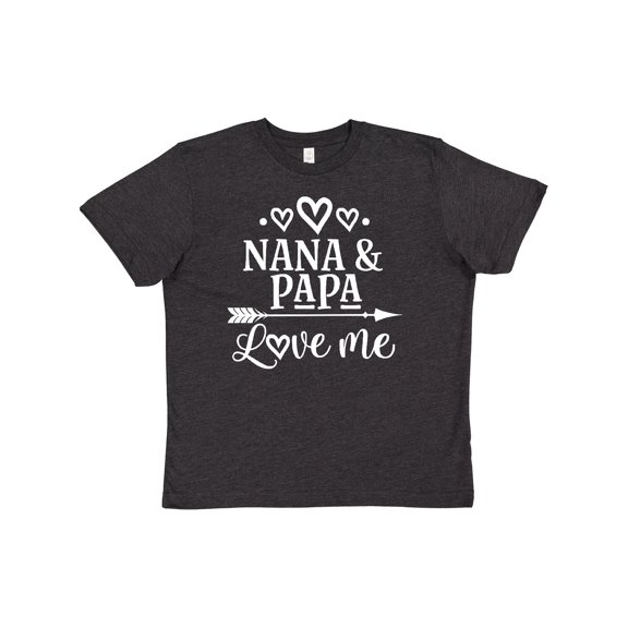 Inktastic Nana Papa Love Me Grandkids Youth T-Shirt