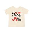 thumbnail image 1 of Inktastic Nana Was Here Red Kisses Boys or Girls Baby T-Shirt, 1 of 5